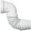 Image de Pipe coudée extensible à coller - Wirquin - 70718813 - Blanc - Plastique - Synthétique - 25x13x12 cm