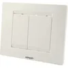 Image de Plaque commande double touche ESSENTIEL blanche - WIRQUIN