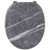 Image de Wirquin 20720370 Abattant Rigide Bois Gris, Blanc