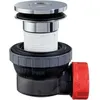 Image de Bonde + siphon lavabo d32 quick clac - WIRQUIN - Installation rapide et facile - Noir gris blanc et rouge
