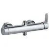 Image de Mitigeur de douche mécanique rond en laiton sortie haute 1/2 Wirquin 60721398 chromé