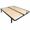 Image de Sommier cadre lattes superconfort - 200 x 160 - cadre métal robuste époxy, confort ferme, compatible tous matelas, encastrable ou sur pieds