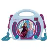 Image de Lecteur cd portable avec 2 microphones reine des neiges