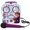 Image de Karaoké enfant - LEXIBOOK - Mon Karaoke Secret Portable Reine des Neiges - Fonction karaoké et enceinte portable