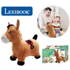 Image de Porteur - LEXIBOOK - Cheval Sauteur Gonflable en Peluche - Design 2-en-1 - Housse amovible - Pour Enfant