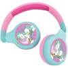 Image de Casque 2 En 1 Licorne Bluetooth Et Filaire Avec Limitation De Son