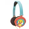 Image de Baby Shark Casque Stéréo Filaire Pliable Pour Enfants Avec Limitation - Lexibook