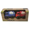 Image de Petites Voitures - Mini Police+camion Pompier - Rouge Et Bleu - Extérieur - Bébé