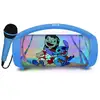 Image de Enceinte bluetooth sans fil lumineuse avec micro - batterie rechargeable - disney stitch AAABR99477