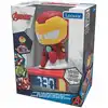 Image de Réveil-veilleuse Iron Man 3d Plastique Rouge 20x15x10 Cm Lexibook