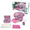 Image de Machine à coudre - Angel - Pédale - Kit de couture inclus - Ciseaux - Bobines de fil - Tissus variés