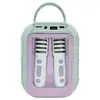 Image de Karaoke bluetooth la reine des neiges avec 2 micros sans fil