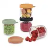 Image de Boîtes Repas Bébé Verre Beaba Sunrise 4x250 Ml Couleurs