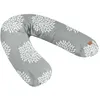 Image de Coussin de maternité - BEABA - Big Flopsy  - Fleurs - Gris