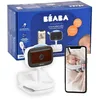 Image de Babyphone Écoute Bébé Vidéo Sans Fil Avec Clip, Nomade, Vision Nocturne, Appli Mobile, Veilleuse Colorée, Talkie