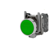 Image de Bouton poussoir Schneider Harmony XB4 vert 1NO XB4BA31