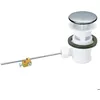 Image de Bonde de lavabo automatique - Nicoll - Clapet inox - Corps plastique - Mâle 33/42 - 200mm