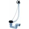 Image de Vidage baignoire à chaînette avec siphon orientable à 360°
