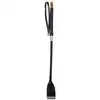 Image de Cravache Noire Metal et PU