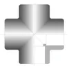 Image de Croix multi-raccordement femelle - INTERPLAST - Ø50 mm - PVC pression - 16 bars - Raccords à coller