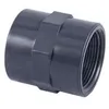 Image de Manchon - GENERIQUE - Ø 50 mm x 1 Pouce 1/2 - PVC - A visser - Coude
