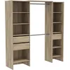 Image de Kit Dressing Extensible - Miami - Chene Kronberg - 191,8 X 50 X 204,5 Cm -
