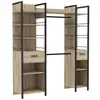 Image de Dressing extensible style industriel chênenoir rita