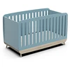 Image de Lit Bebe 70x140 Complet Avec Kit Evolutif Inclus Bleu Orage
