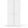 Image de Armoire 2 portes blanches h180,9 cm arlo