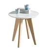 Image de Table Basse - ANIS - Scandinave Moderne - Bois Laqué - Carré 40x40x40cm