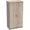 Image de Armoire A Usages Multiples Corona - Armoire Auxiliaire A 2 Portes, Range-chaussures Moderne, Cm 55x36h108, Chene