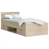 Image de Lit enfant contemporain coloris chêne brossé missouri 471727