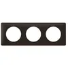 Image de LEGRAND Celiane Plaque de finition 3 postes basalte