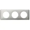 Image de LEGRAND Celiane Plaque de finition 3 postes aluminium snake