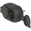 Image de Fiche caoutchouc - LEGRAND - Biplite 2P+T - Noir - Pack 2 pièces - Caoutchouc