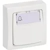 Image de Interrupteur poussoir LEGRAND - 1 poste - Saillie - Blanc - 6A - 250V - IP31D - IK04