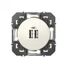 Image de Prise De Chargeur Universel Usb Dooxie - 230 V - Blanc - 12 W - Legrand