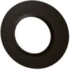 Image de Plaque de finition ronde 1 poste Dooxie - Legrand - Finition noir velours