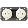Image de Prise - LEGRAND - Dooxie - Double - Asymétrique - Blanc