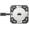 Image de Legrand Dooxie Prise HDMI pré-connectorisée blanche 600385 - prêt à poser