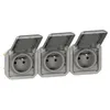 Image de Prise de courant - Plexo - 3x2P+T - Horizontale - Étanche - 16A 250V IP55