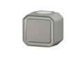 Image de Poussoir lumineux Legrand Plexo  gris complet 069722L