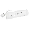 Image de LEGRAND Multiprise FB 4x2P+T corner angle 1m 1.5mm² - Blanc