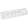 Image de LEGRAND Multiprise FB 4x2P+T corner angle 1m à câbler - Blanc