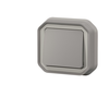 Image de Poussoir simple Legrand Plexo  gris encastrée 069820L