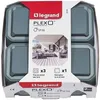 Image de LEGRAND Lot de 1 interrupteur ou va-et-vient et 3 prises de courant étanches Plexo - Gris