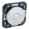 Image de Poussoir pour commande de volets roulants - Legrand - Dooxie - Effet aluminium - Composable