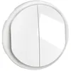 Image de Enjoliveur - LEGRAND - Céliane - Double - Pour inter/va-et-vient - Blanc