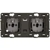 Image de Prise double 2x2P+T - LEGRAND - Céliane - Précâblée - 16A - 250V