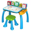 Image de Table dactivité - VTECH - Version ESP - 6 en 1 - Tabouret inclus - Écran LED avec stylet guide